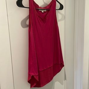 XS Loft pink tank top